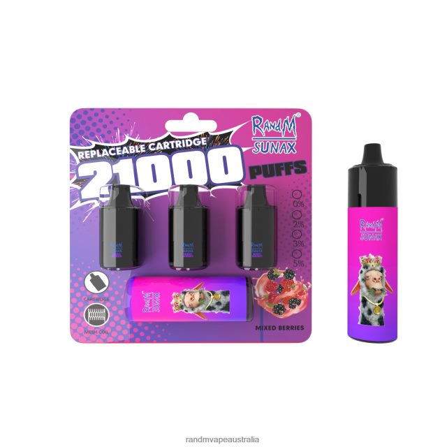 RandM Vape Flavour - RandM Sunax 21000 Airflow Control Pod Replaceable Vape Device 1Pc 6NRPJ4269 Pink Lemonade