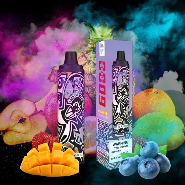 E Cigarette RandM - RandM Tornado 6000 Airflow Control Vape Pod Device 1Pc 6NRPJ4280 Pina Colada Rum