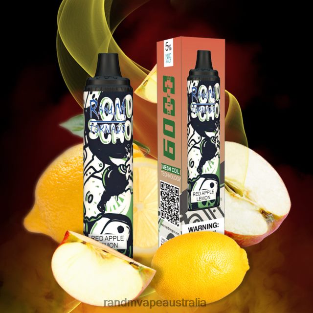 E Cigarette RandM - RandM Tornado 6000 Airflow Control Vape Pod Device 1Pc 6NRPJ4280 Pina Colada Rum