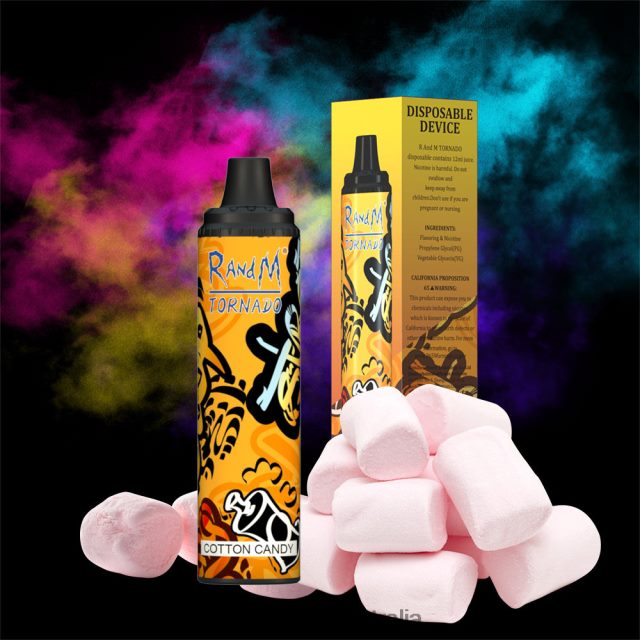 E Cigarette RandM - RandM Tornado 6000 Airflow Control Vape Pod Device 1Pc 6NRPJ4280 Pina Colada Rum