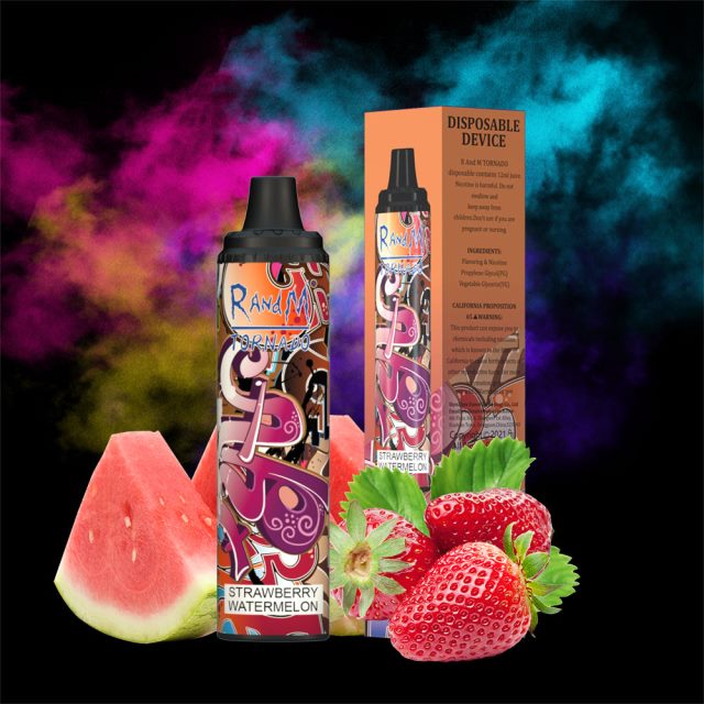 E Cigarette RandM - RandM Tornado 6000 Airflow Control Vape Pod Device 1Pc 6NRPJ4280 Pina Colada Rum