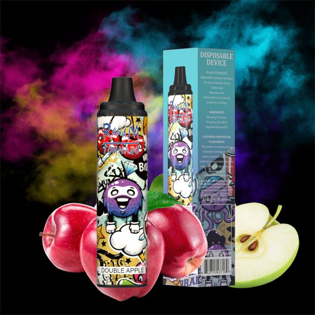 E Cigarette RandM - RandM Tornado 6000 Airflow Control Vape Pod Device 1Pc 6NRPJ4280 Pina Colada Rum