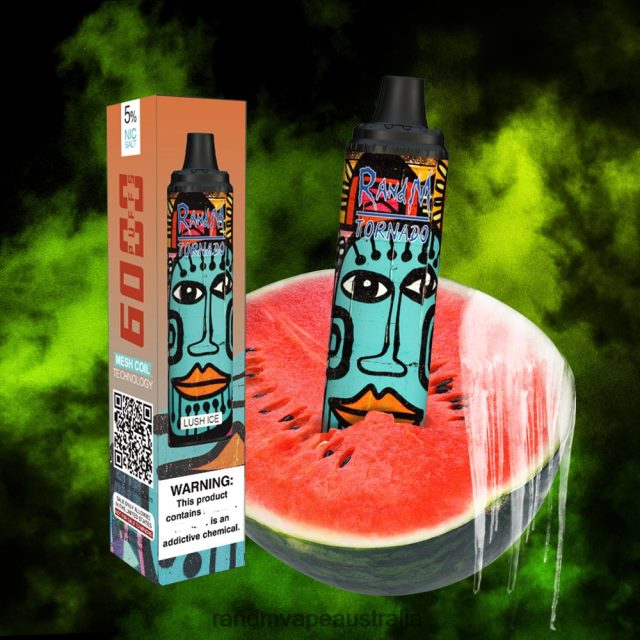 RandM Vape Flavour - RandM Tornado 6000 Airflow Control Vape Pod Device 1Pc 6NRPJ4279 Red Apple Lemon