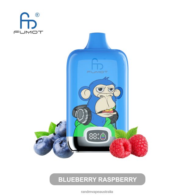 RandM Vape Flavour - Fumot Original RandM Digital Box 12000 Battery And Liquid Display Vape Device 6NRPJ49 Strawberry Ice