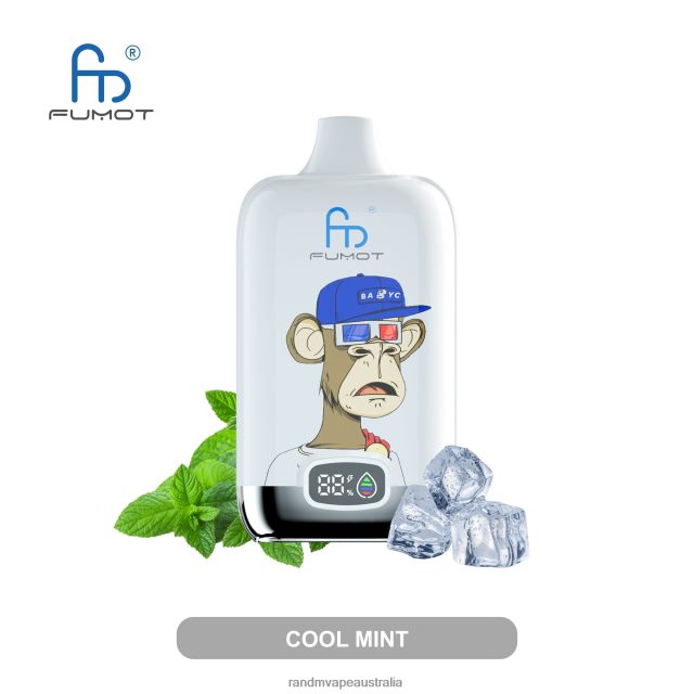 RandM Vape Flavour - Fumot Original RandM Digital Box 12000 Battery And Liquid Display Vape Device 6NRPJ49 Strawberry Ice