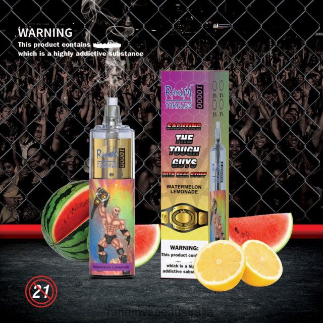 RandM Vape Flavour - RandM Tornado 10000 Airflow Control Vape Device 1Pc 6NRPJ4119 Raspberry Peach Ice