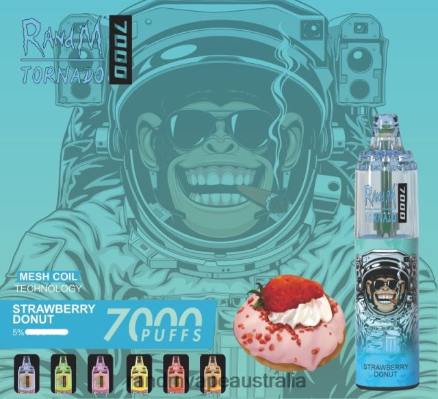 E Cigarette RandM - RandM Tornado 7000 Airflow Control Vape Device 1Pc 6NRPJ4180 Pineapple Ice