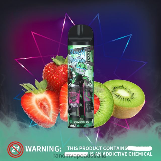 RandM Vape Cheap - RandM Tornado 8000 Airflow Control Vape Device 1Pc 6NRPJ4238 Strawberry Watermelon