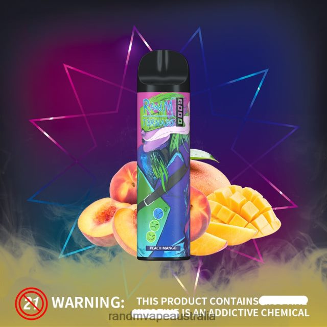 RandM Vape Flavour - RandM Tornado 8000 Airflow Control Vape Device 1Pc 6NRPJ4239 Strawberry Lemonade