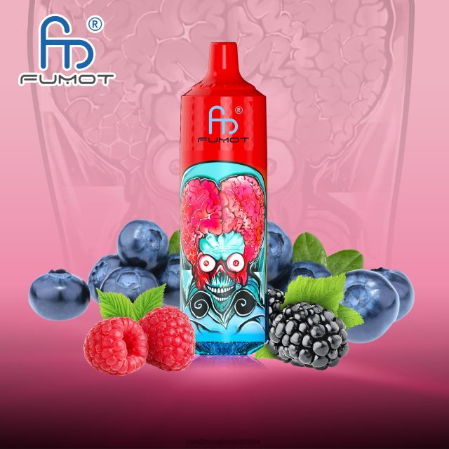 RandM Vape Australia - Fumot RandM Tornado 9000 Pro Vape Device With Battery And Ejuice Display Version 1 6NRPJ4191 Blueberry Sour Raspberry