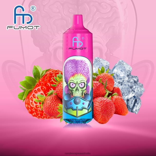 RandM Vape Cheap - Fumot RandM Tornado 9000 Pro Vape Device With Battery And Ejuice Display Version 1 6NRPJ4198 Strawberry Ice