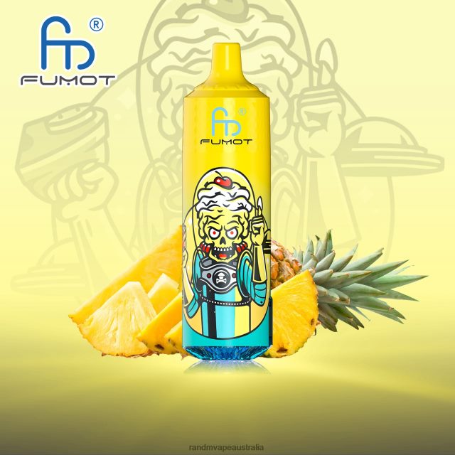 RandM Vape Flavours - Fumot RandM Tornado 9000 Pro Vape Device With Battery And Ejuice Display Version 1 6NRPJ4194 Pineapple