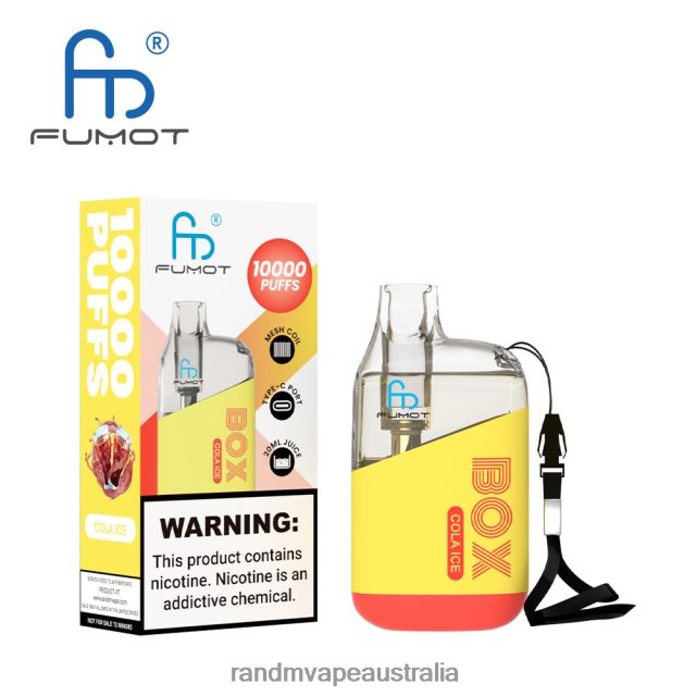 E Cigarette RandM - Fumot Original RandM Tornado Box 10000 Airflow Control Vape Device 1Pc 6NRPJ4100 Cola Ice