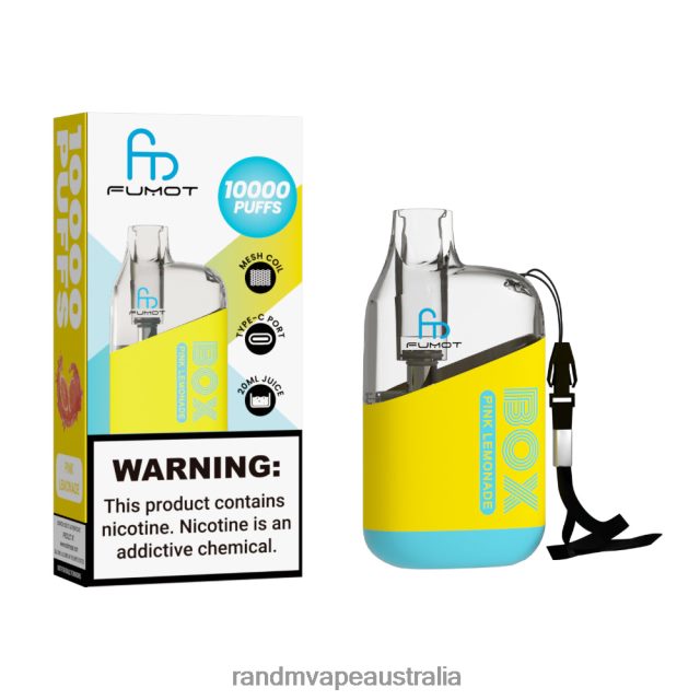 RandM Vape Australia - Fumot Original RandM Tornado Box 10000 Airflow Control Vape Device 1Pc 6NRPJ4101 Tobacco Mint