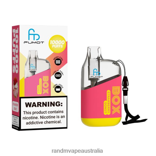 RandM Vape Australia - Fumot Original RandM Tornado Box 10000 Airflow Control Vape Device 1Pc 6NRPJ4101 Tobacco Mint