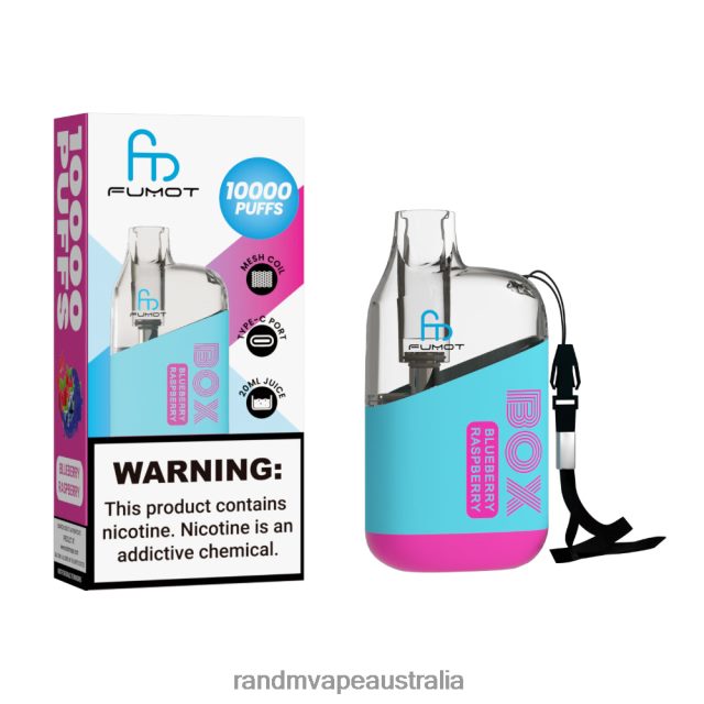 RandM Vape Australia - Fumot Original RandM Tornado Box 10000 Airflow Control Vape Device 1Pc 6NRPJ4101 Tobacco Mint