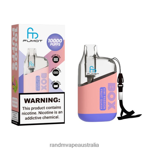 RandM Vape Australia - Fumot Original RandM Tornado Box 10000 Airflow Control Vape Device 1Pc 6NRPJ4101 Tobacco Mint