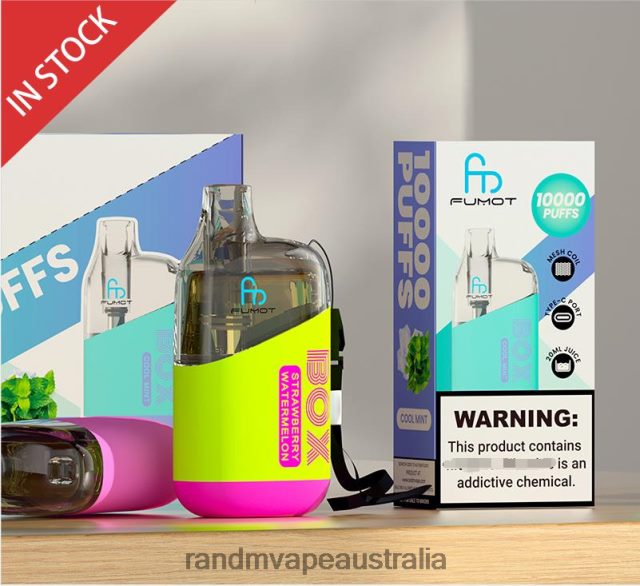 RandM Vape Melbourne - Fumot Original RandM Tornado Box 10000 Airflow Control Vape Device 1Pc 6NRPJ493 Strawberry Watermelon